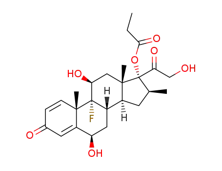 Molecular Structure of 78144-00-0 (6 beta-hydroxybetamethasone 17-propionate)