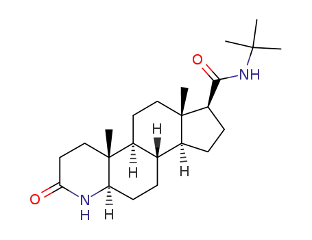 1H-Indeno[5,4-f]quinoline-7-carboxamide,N-(1,1-dimethylethyl)hexadecahydro-4a,6a-dimethyl-2-oxo-,(4aR,4bS,6aS,7S,9aS,9bS,11aR)-