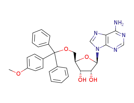 5'-O-(p-methoxyphenyldiphenylmethyl)adenosine