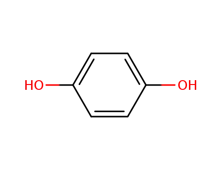 Molecular Structure of 123-31-9 (Hydroquinone)