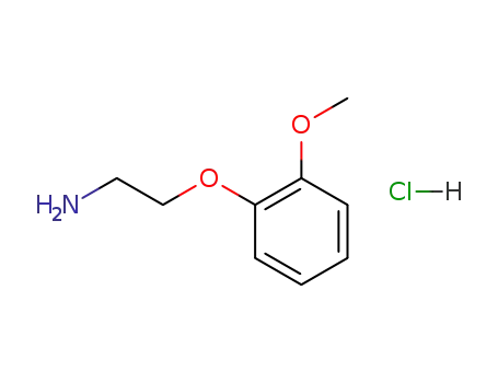 Molecular Structure of 64464-07-9 (2-(2-Methoxyphenoxy)ethylamine hydrochloride)