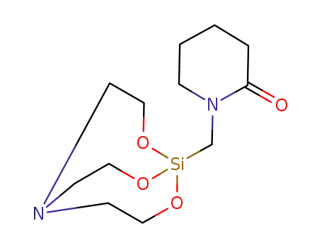1-(2,8,9-Trioxa-5-aza-1-sila-bicyclo[3.3.3]undec-1-ylmethyl)-piperidin-2-one