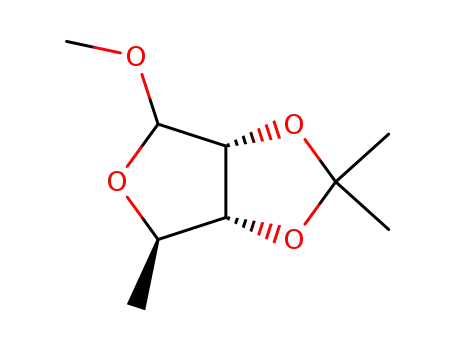 1-O-methyl-2,3-O-isopropylidene-5-deoxy-D-ribofuranose