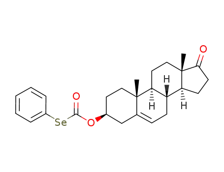 17-oxo-androst-5-en-3β-yl Se-phenyl selenocarbonate