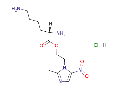 lysine ester of metronidaxole hydrochloride