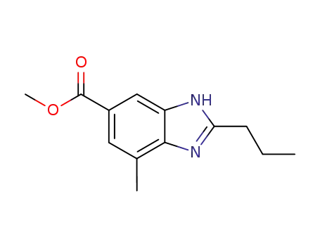 4-methyl-2-propyl-1H-benzimidazole-6-carboxylic acid methyl ester