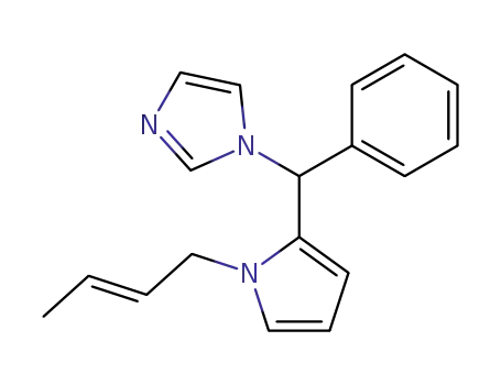 1-{[((E)-1-But-2-enyl)-1H-pyrrol-2-yl]-phenyl-methyl}-1H-imidazole