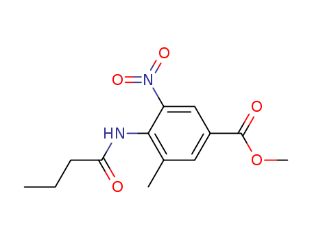 Methyl 4-(butyrylamino)-3-methyl-5-nitrobenzoate(152628-01-8)
