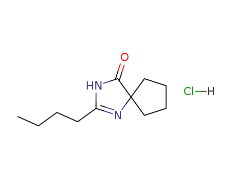 2-butyl-1,3-diazaspiro[4.4]non-1-en-4-one hydrochloride