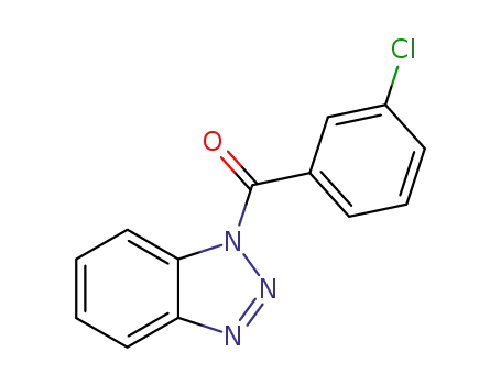(1H-benzo[d][1,2,3]triazol-1-yl)(3-chlorophenyl)methanone