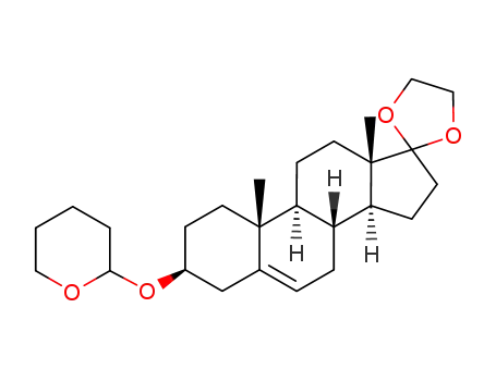 3β-O-(tetrahydropyranyl)-17-cycloethylenedioxy-androst-5-ene
