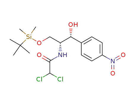 Molecular Structure of 864529-25-9 (ChloraMphenicol O-tert-ButyldiMethylsilyl Ether)