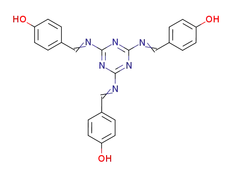 4,4',4''-[1,3,5-triazine-2,4,6-triyltris(nitrilomethylidene)]tris[phenol]