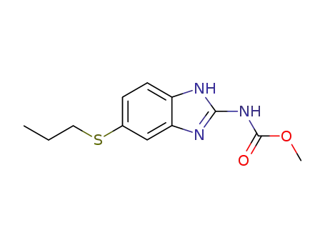 Molecular Structure of 54965-21-8 (Albendazole)