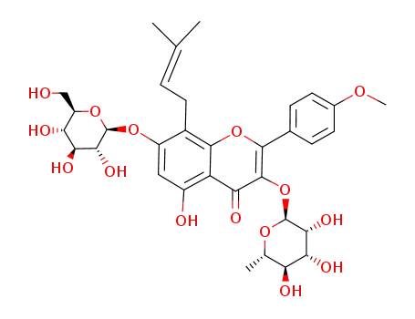 Molecular Structure of 489-32-7 (Icariin)