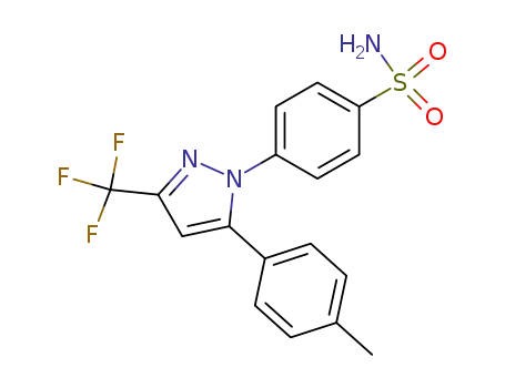 4-[5-(4-(methyl)phenyl)-3-(trifluoromethyl)-1H-pyrazol-1-yl]benzenesulphonamide