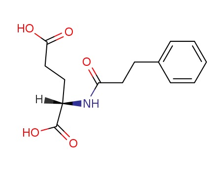 N-(3-phenylpropanoyl)-L-Glu-OH