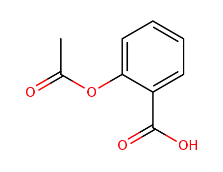 Molecular Structure of 50-78-2 (Acetylsalicylic acid)