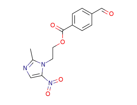 2-(2-methyl-5-nitro-1H-imidazol-1-yl)ethyl 4-formylbenzoate