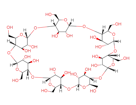 Molecular Structure of 7585-39-9 (Beta-cyclodextrin)
