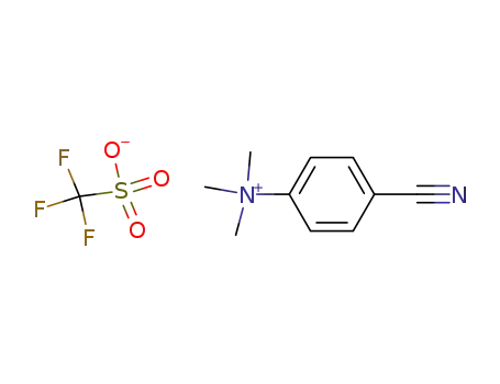4-cyano-N,N,N-trimethylanilinium trifluoromethansulfonate