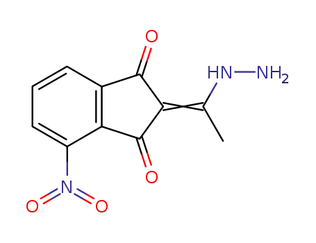2-[1-Hydrazino-eth-(E)-ylidene]-4-nitro-indan-1,3-dione