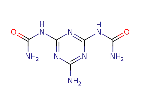 Molecular Structure of 90802-01-0 (Urea, N,N''-(6-amino-1,3,5-triazine-2,4-diyl)bis-)