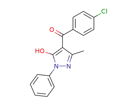 (4-chlorophenyl)(5-hydroxy-3-methyl-1-phenyl-1H-pyrazol-4-yl)methanone