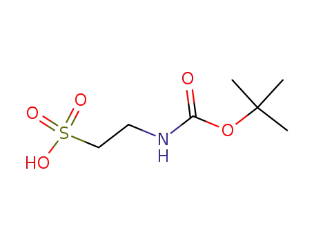 2–((tert-butoxycarbonyl)amino)ethyl-1-sulfonic acid