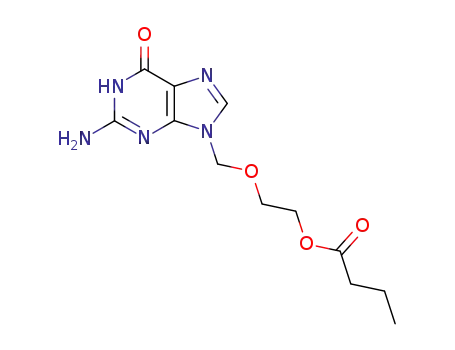 2-amino-9-[(2-butanoyloxy)ethyl-oxy-methyl]-1,9-dihydro-6H-purin-6-one