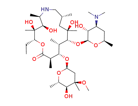 Molecular Structure of 76801-85-9 (Azathramycin)