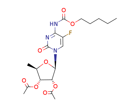 5'-Deoxy-5-fluoro-N-[(pentyloxy)carbonyl]cytidine 2',3'-diacetate(162204-20-8)