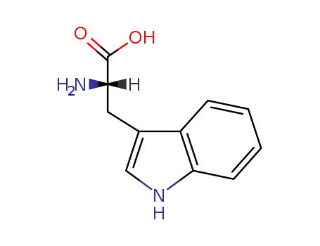 Molecular Structure of 73-22-3 (L-Tryptophan)