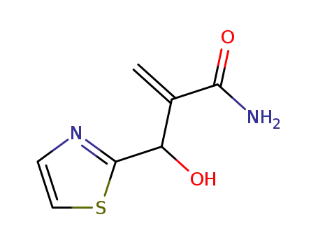 3-hydroxy-2-methylene-3-(thiazol-2-yl)propionamide