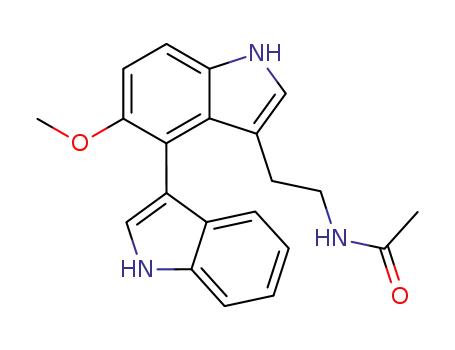 N-[2-(5'-methoxy-1H,1'H-[3,4']biindolyl-3'-yl)-ethyl]-acetamide
