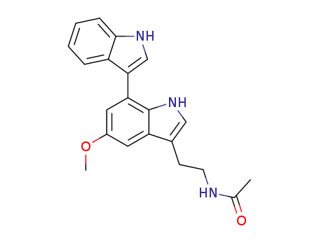 N-[2-(5'-methoxy-1H,1'H-[3,7']biindolyl-3'-yl)-ethyl]-acetamide
