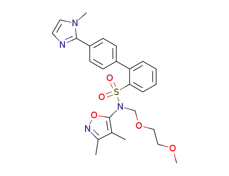 N-(3,4-Dimethyl-5-isoxazolyl)-N-[(2-methoxyethoxy)methyl]-4'-(1-methyl-1H-imidazole-2-yl)[1,1'-biphenyl]-2-sulfonamide