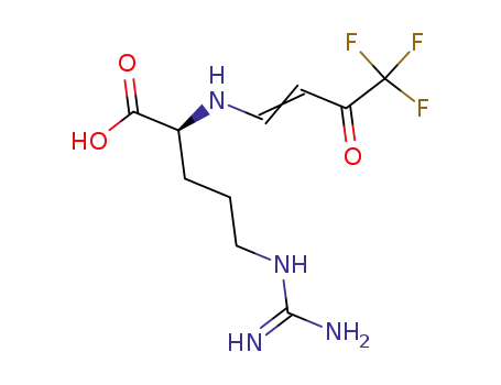 5-[amino(iminomethyl)]amino-2-[(E,Z)-4,4,4-trifluoro-3-oxo-1-butenylamino]pentanoic acid