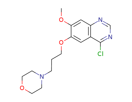 4-chloro-7-methoxy-6-(3-morpholinopropoxy)quinazoline