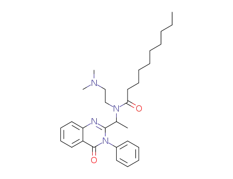 decanoic acid (2-dimethylamino-ethyl)-[1-(4-oxo-3-phenyl-3,4-dihydro-quinazolin-2-yl)-ethyl]-amide