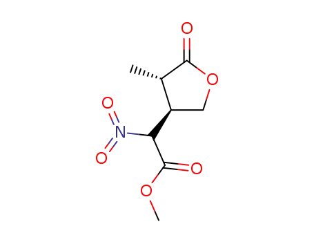 ((3R,4S)-4-Methyl-5-oxo-tetrahydro-furan-3-yl)-nitro-acetic acid methyl ester