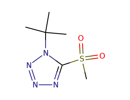 1H-Tetrazole, 1-(1,1-dimethylethyl)-5-(methylsulfonyl)-