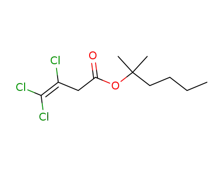 3,4,4-trichloro-but-3-enoic acid 1,1-dimethyl-pentyl ester