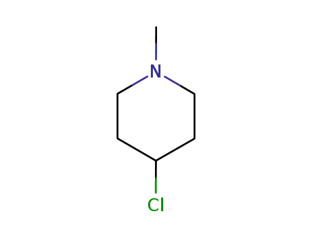 Molecular Structure of 5570-77-4 (4-Chloro-N-methylpiperidine)