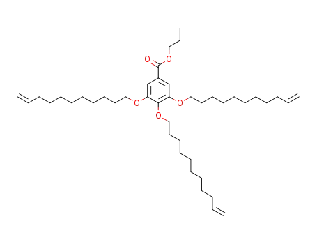 3,4,5-tris(10-undecenyloxy)benzoic acid n-propyl ester