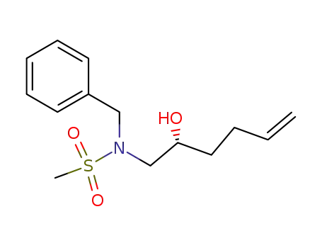 N-benzyl-N-(2-hydroxy-hex-5-enyl)-methanesulfonamide