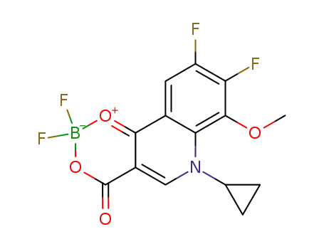 (1-cyclopropyl-6,7-difluoro-1,4-dihydro-8-methoxy-4-(oxo-κO)-3-quinoline-carboxylato-κO3)difluoro-Boron