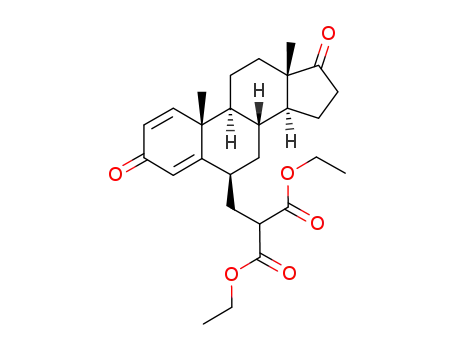 Diethyl-2-(3,17-dioxoandrosta-1,4-dien-6β-ylmethyl)-malonat