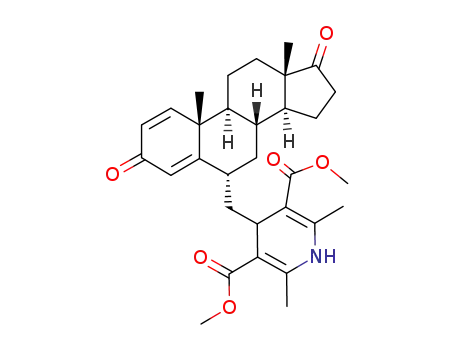 Dimethyl-4-[(3,17-dioxoandrosta-1,4-dien-6α-yl)methyl]-2,6-dimethyl-1,4-dihydro-3,5-pyridindicarboxylat