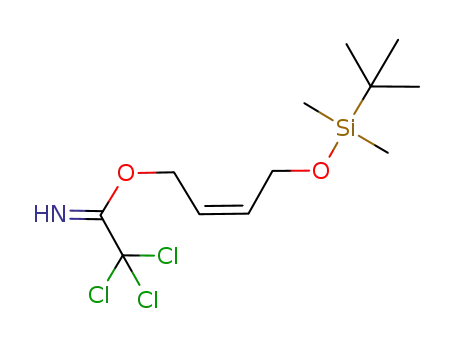 2,2,2-trichloro-acetimidic acid 4-(tert-butyl-dimethyl-silanyloxy)-but-2-enyl ester